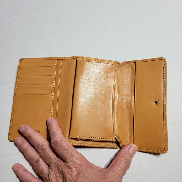 VINCENT VAN GOGH Wallet Leather Iris Painting Trifold Kiss Clasp - Picture 5 of 11